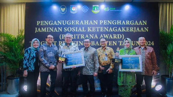 Kota Tangerang Selatan Raih Peringkat Terbaik Kedua Paritrana Award 2025 Tingkat Provinsi Banten