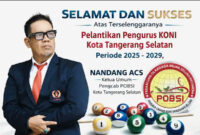 KONI Tangsel, Nandang ACS All Out untuk Biliard