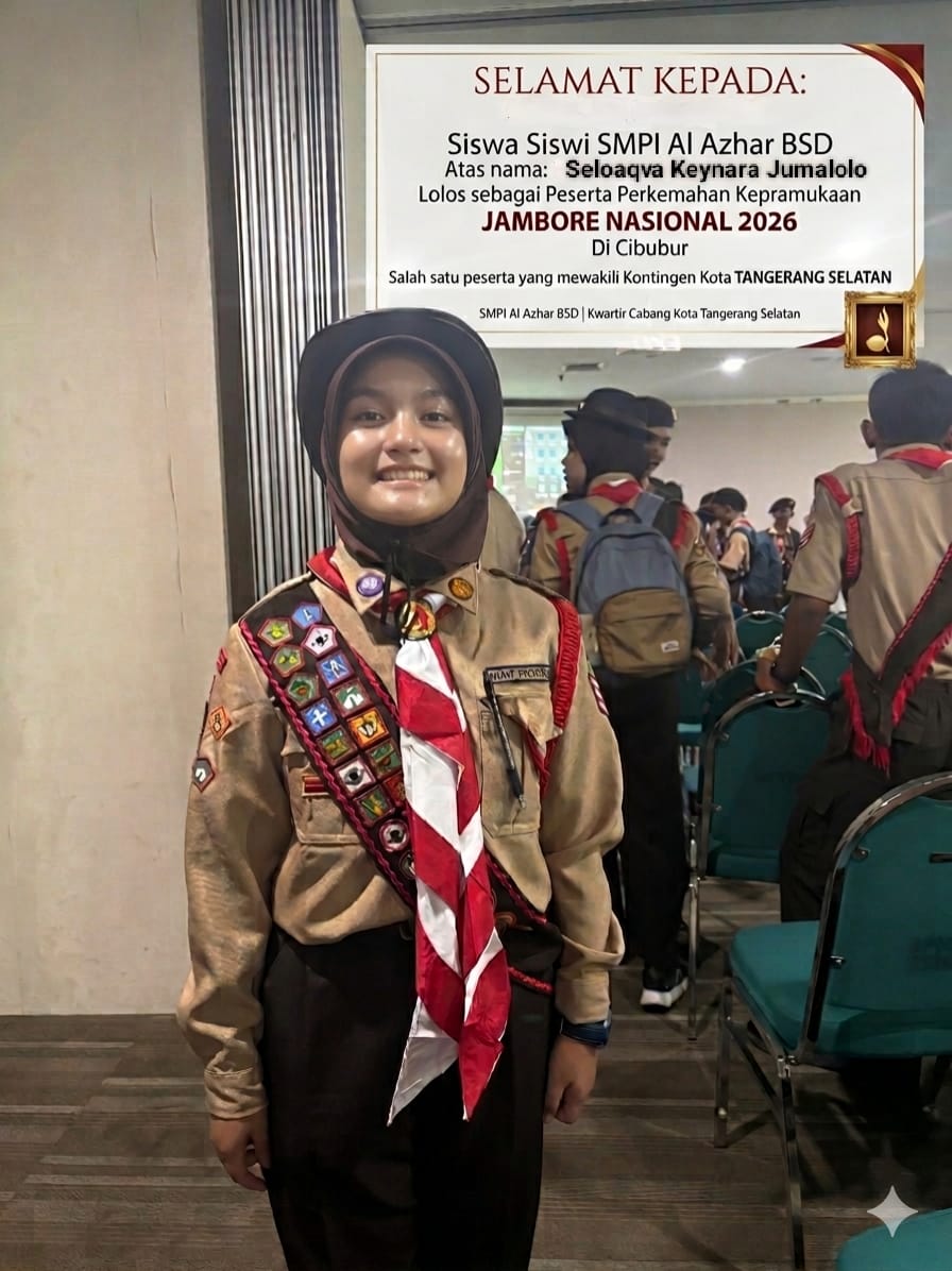 Siswi SMPI Al Azhar BSD Lolos Jambore Nasional XII 2026