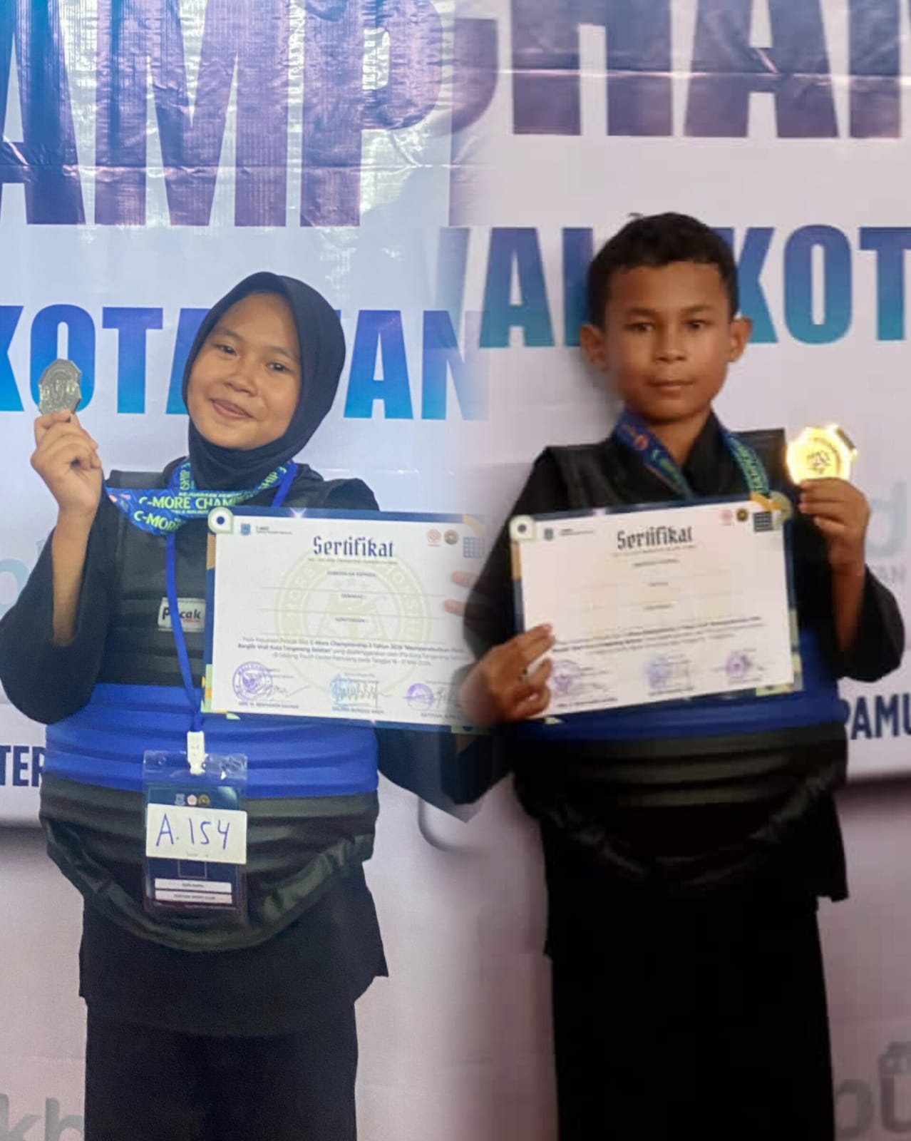 Dua Siswa MI Matlaul Anwar Pamulang Sabet Emas dan Perak di C-MORE Championship Piala Wali Kota Tangsel