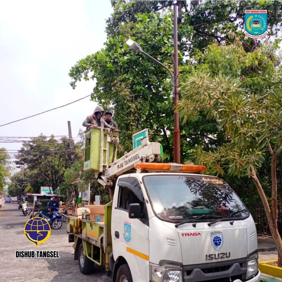 PJU di Muncul Diputus Dishub Tangsel Akibat Arus Bocor