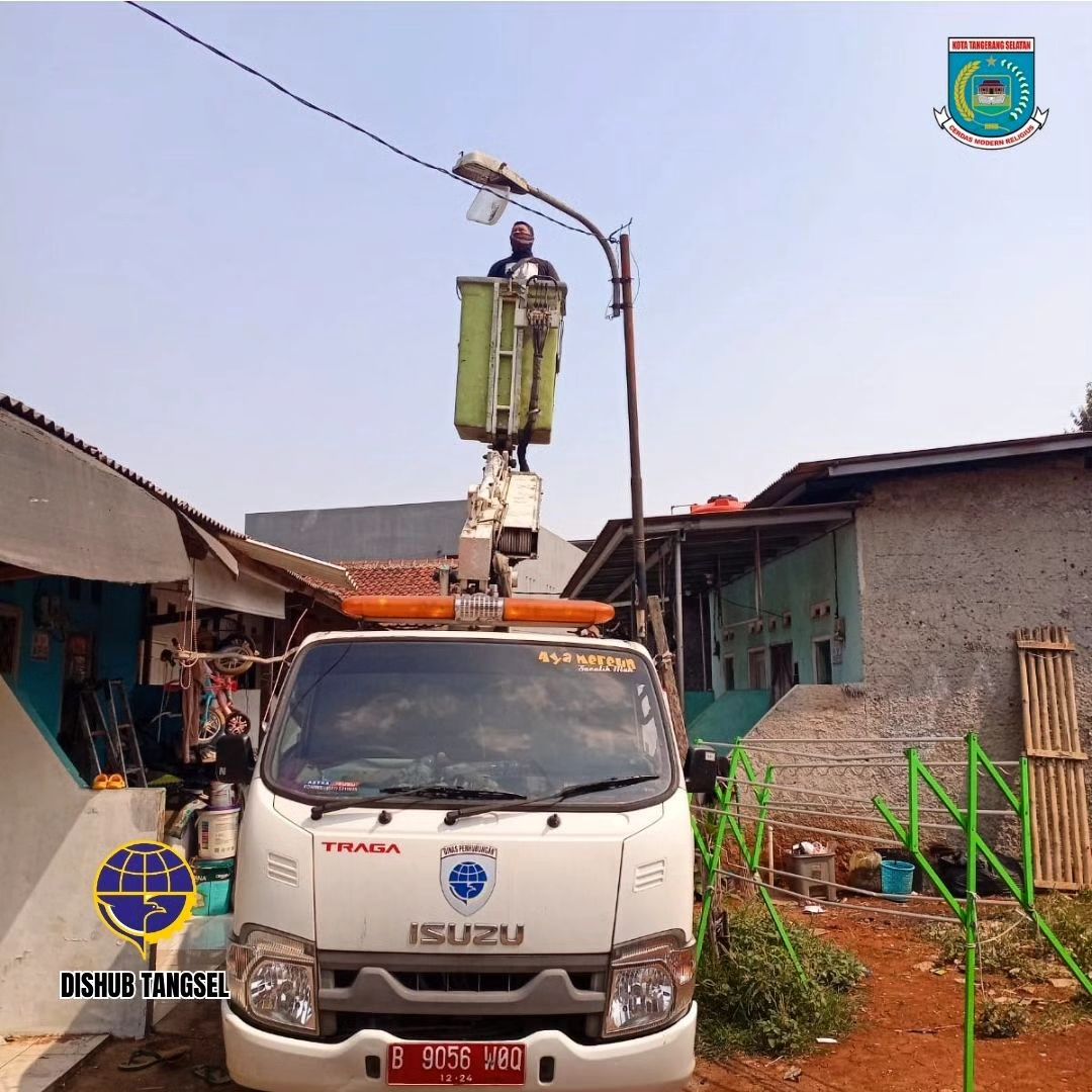 PJU di Muncul Diputus Dishub Tangsel Akibat Arus Bocor 7386