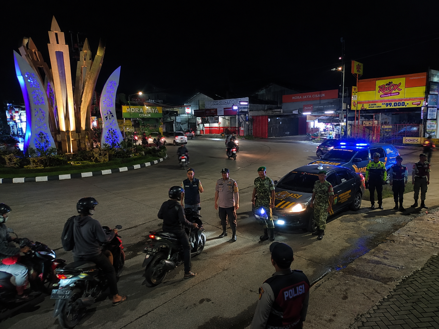Polsek Cisauk Intensifkan Patroli KRYD Cegah Tawuran