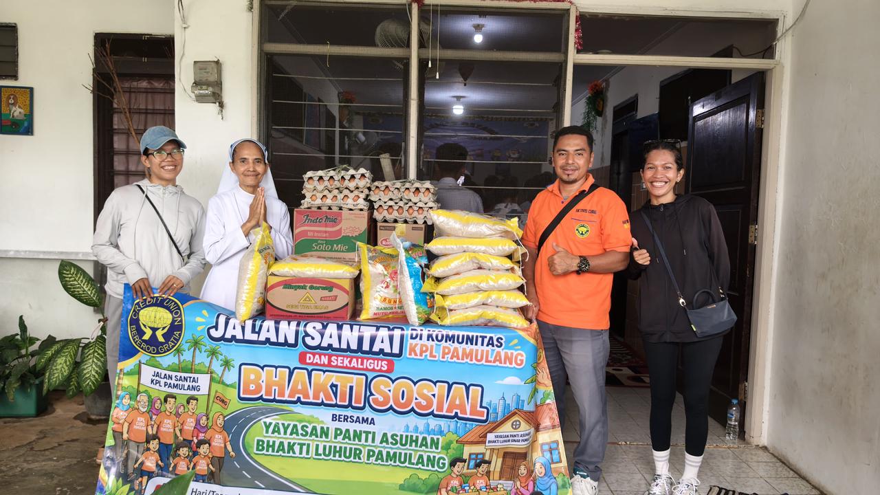 CUBG Pamulang Gelar Jalan Santai dan Bakti Sosial di Yayasan Bhakti Luhur Sinar Pamulang