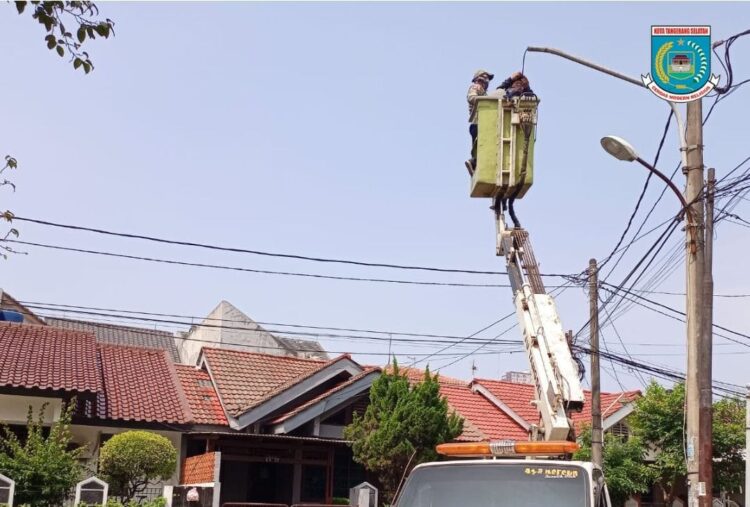 PJU di Muncul Diputus Dishub Tangsel Akibat Arus Bocor dishub e1729154722239