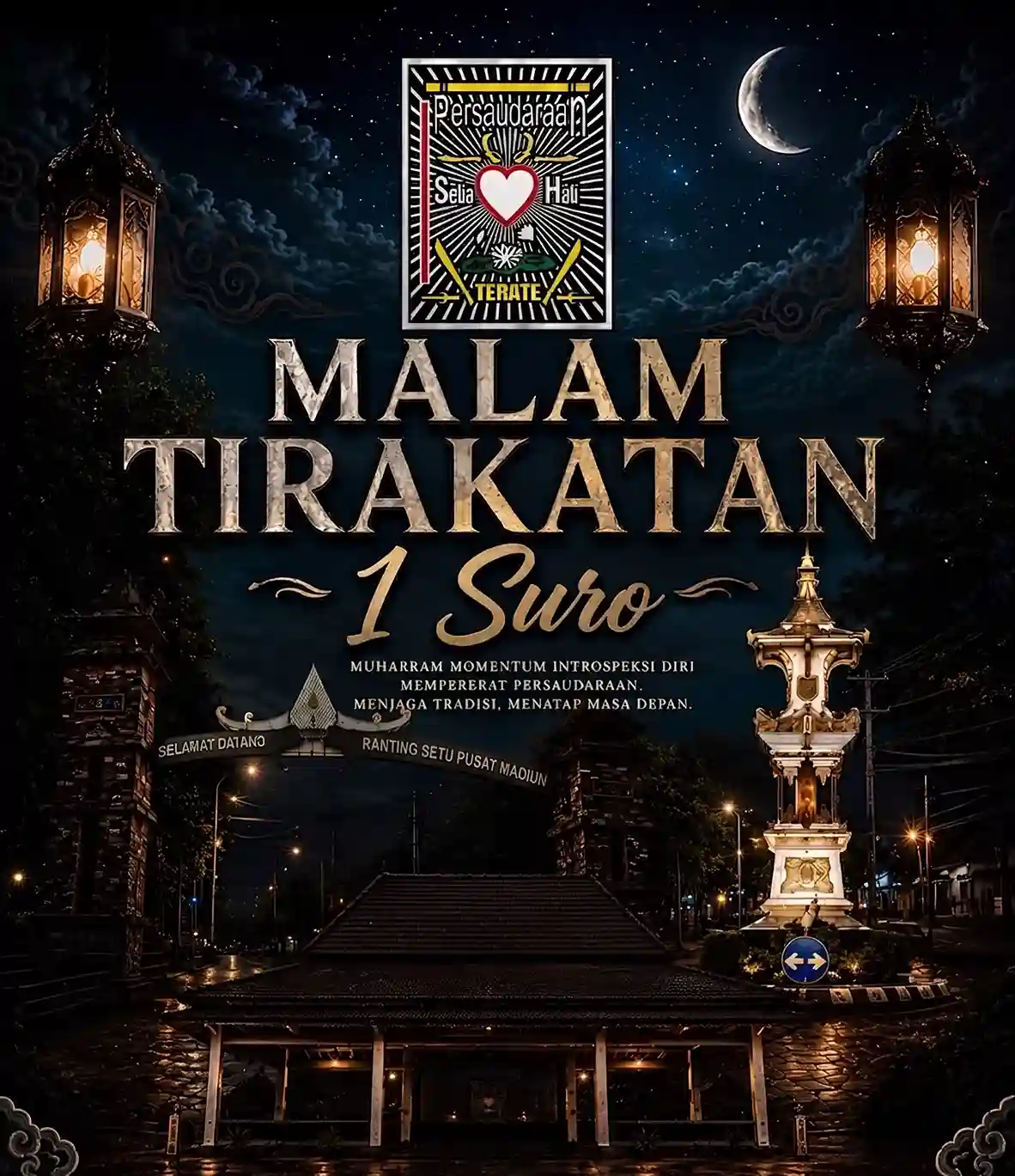 Sambut 1 Muharram 1448 H, PSHT Ranting Setu Tangsel Gelar Tasyakuran dan Tradisi Puter Gelang