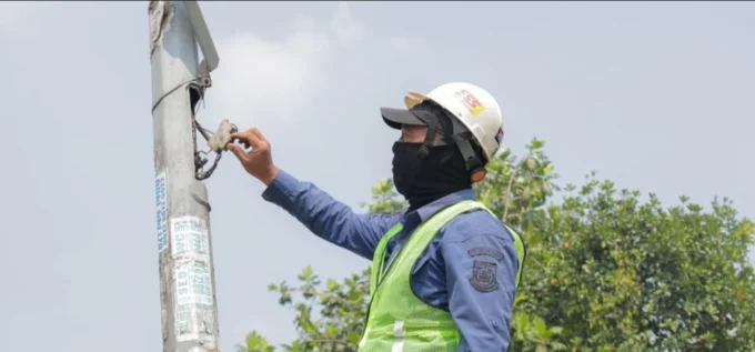 Pemkot Tangsel Pasang 3.280 PJU Baru untuk Pemerataan Penerangan