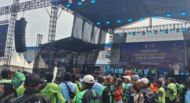 Tingkatkan Kesadaran Berlalu Lintas, Korlantas Polri Adakan Gebyar di Tangerang Selatan