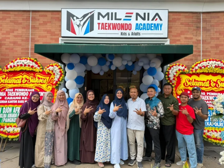 Milenia Taekwondo Academy Resmikan Cabang Keempat, Dibarengi Syukuran Milen Florist