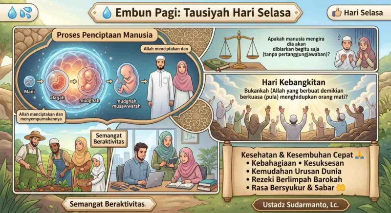Embun Pagi: Mengingat Asal Usul dan Kuasa Sang Pencipta