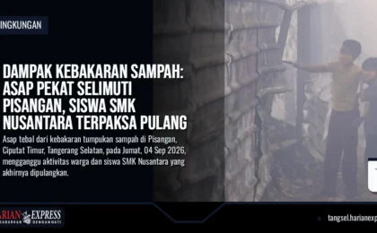 Dampak Kebakaran Sampah: Asap Pekat Selimuti Pisangan, Siswa SMK Nusantara Terpaksa Pulang Dampak Kebakaran Sampah: Asap Pekat Selimuti Pisangan, Siswa SMK Nusantara Terpaksa Pulang