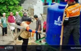 Baznas Pasok Air Bersih Korban Kekeringan di Tangsel