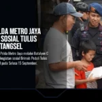 Brimob Polda Metro Jaya Gelar Aksi Sosial Tulus Berbagi di Tangsel