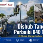 dishub tangsel perbaiki 640 titik pju agustus 2026