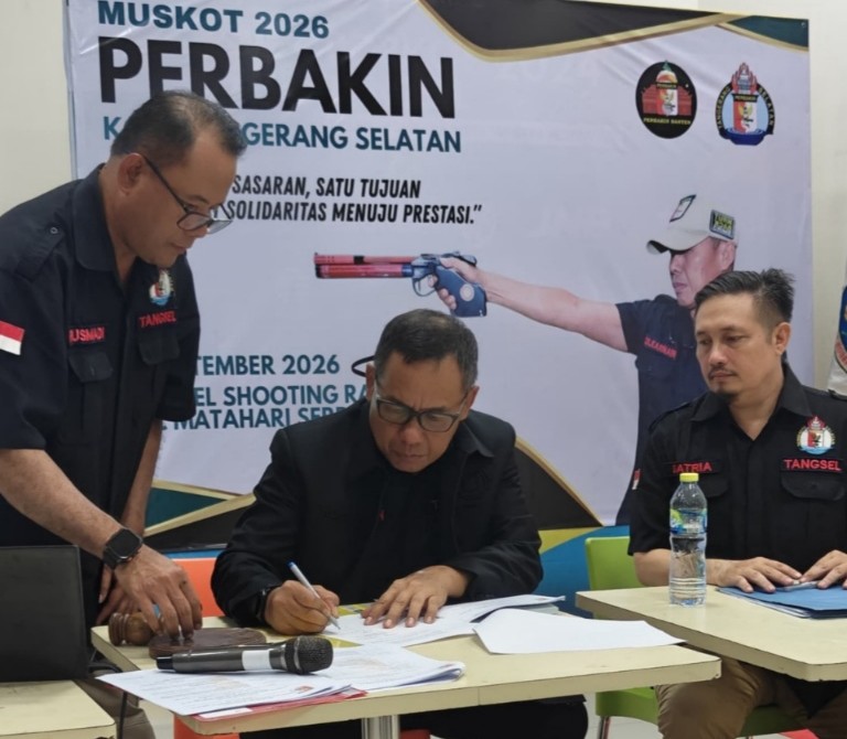 Terpilih Aklamasi Pimpin Perbakin Tangsel, Zulkarnain Adinegara Tekankan Kekompakan Menuju Prestasi