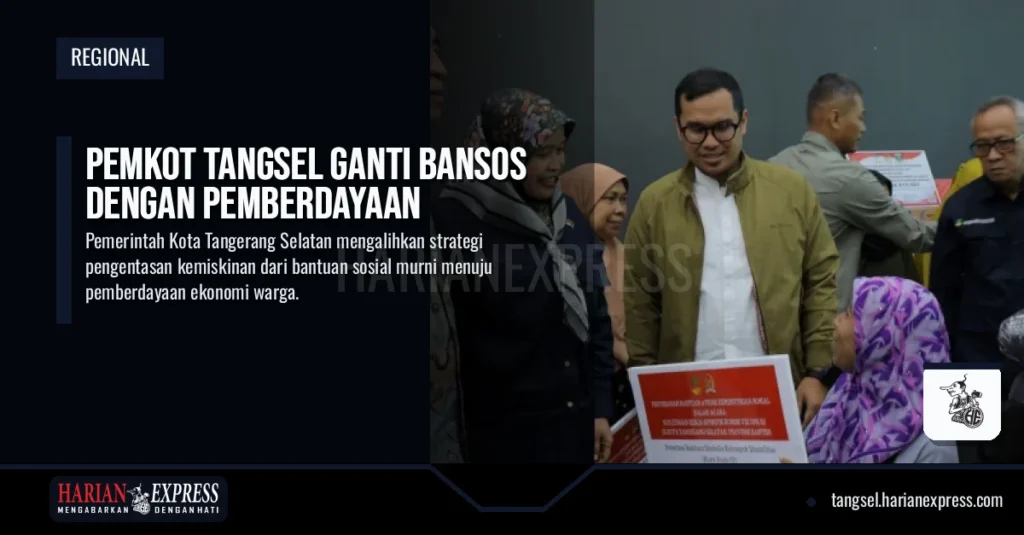 Pemkot Tangsel Ganti Bansos dengan Pemberdayaan