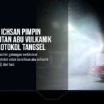 Pilar Saga Ichsan Pimpin Penyemprotan Abu Vulkanik di Jalan Protokol Tangsel
