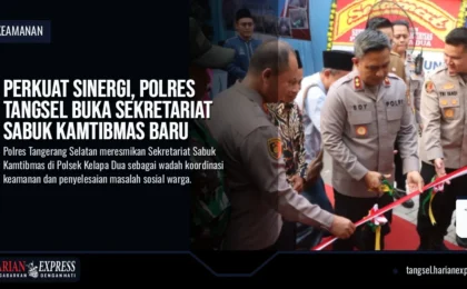 Perkuat Sinergi, Polres Tangsel Buka Sekretariat Sabuk Kamtibmas Baru