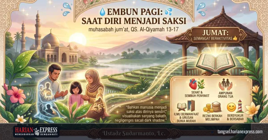 Embun Pagi: Saat Diri Menjadi Saksi dan Lembaran Amal Terbuka