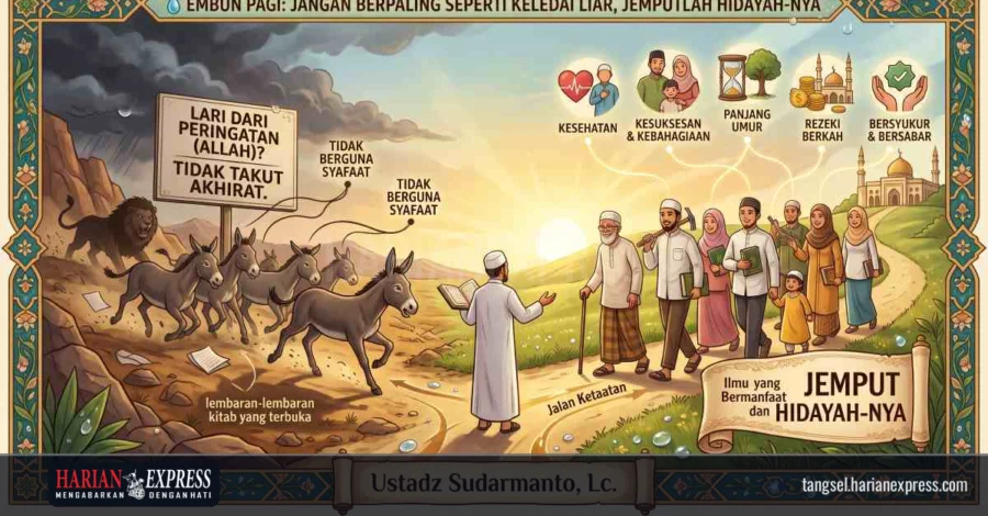 Embun Pagi: Jangan Berpaling Seperti Keledai Liar, Jemputlah Hidayah-Nya