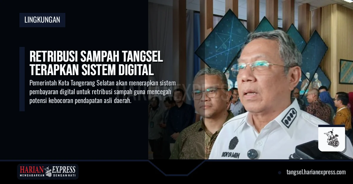 Retribusi Sampah Tangsel Terapkan Sistem Digital