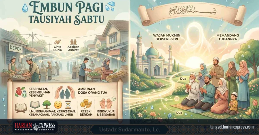 Embun Pagi: Tipu Daya Dunia dan Janji Wajah Berseri di Akhirat Embun Pagi: Tipu Daya Dunia dan Janji Wajah Berseri di Akhirat