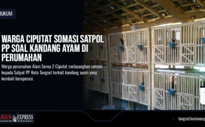Warga Ciputat Somasi Satpol PP soal Kandang Ayam di Perumahan