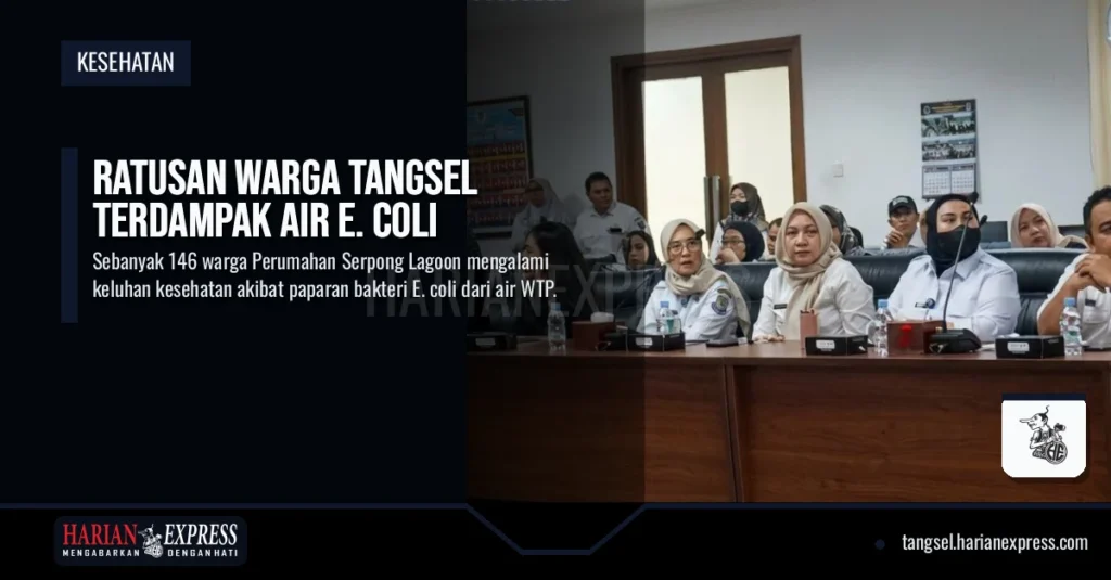 Ratusan Warga Tangsel Terdampak Air E. Coli