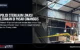 Pascaledakan Dahsyat di Pasar Cimanggis Tangsel: 2 Orang Tewas, 40 Polisi Sterilkan Lokasi