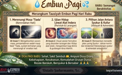 Embun Pagi: Merenungi Hakikat Penciptaan dan Pilihan Jalan Hidup Embun Pagi: Merenungi Hakikat Penciptaan dan Pilihan Jalan Hidup